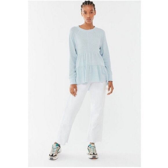 Urban Outfitters Tiered Babydoll Top - Picture 1 of 4